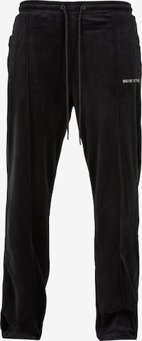 9N1M SENSE Loose fit Pants in Black: front