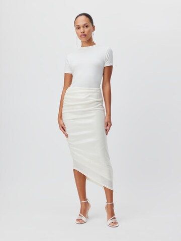 Gonna 'Meline' di LeGer by Lena Gercke in bianco