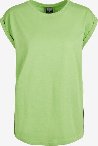 T-shirt Urban Classics en vert : devant