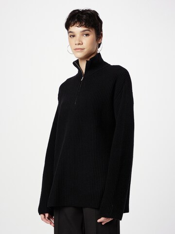 minimum Sweater 'CHARLOTTES' in Black: front