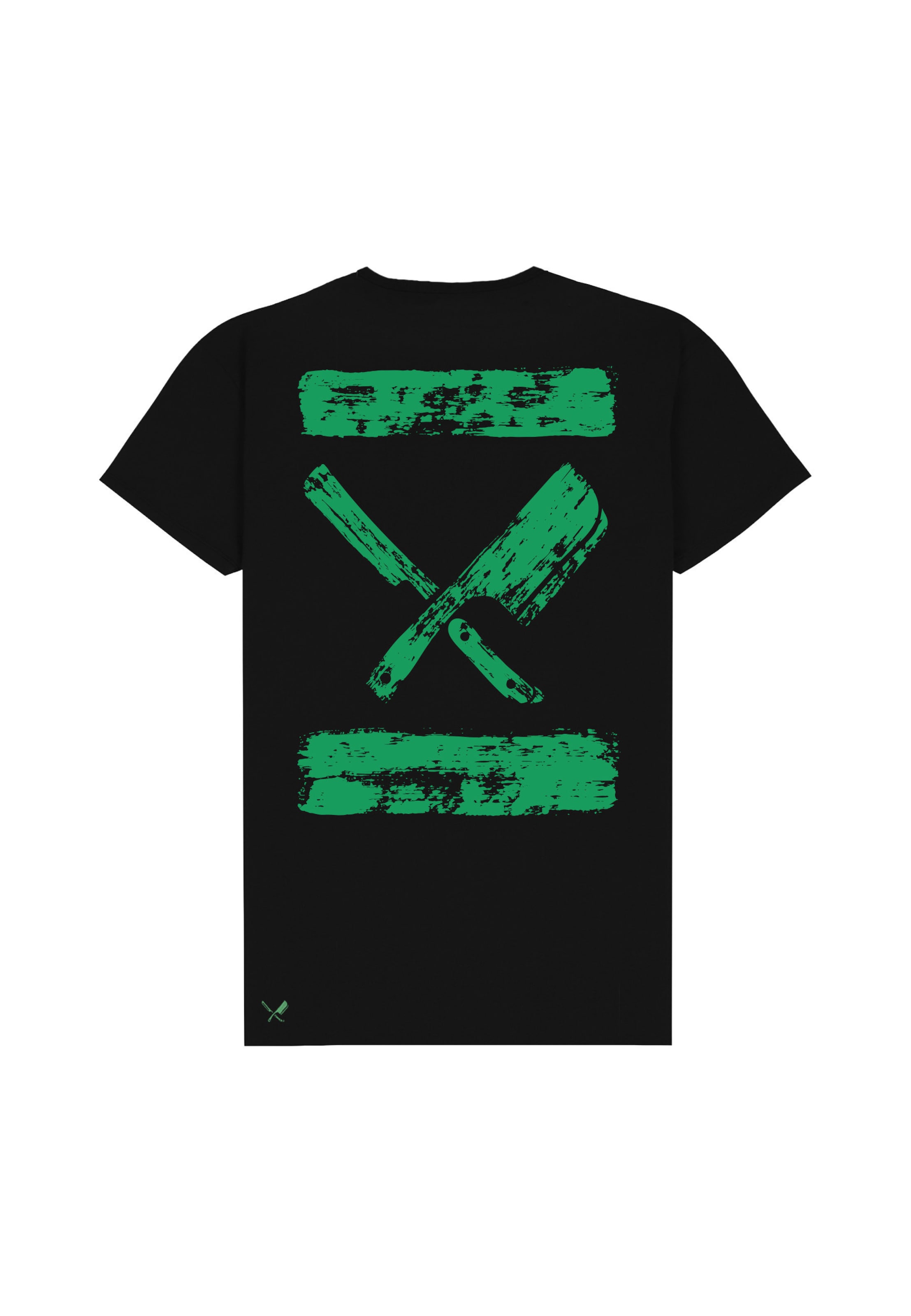 Distorted People T-Shirt in Schwarz: Vorderseite