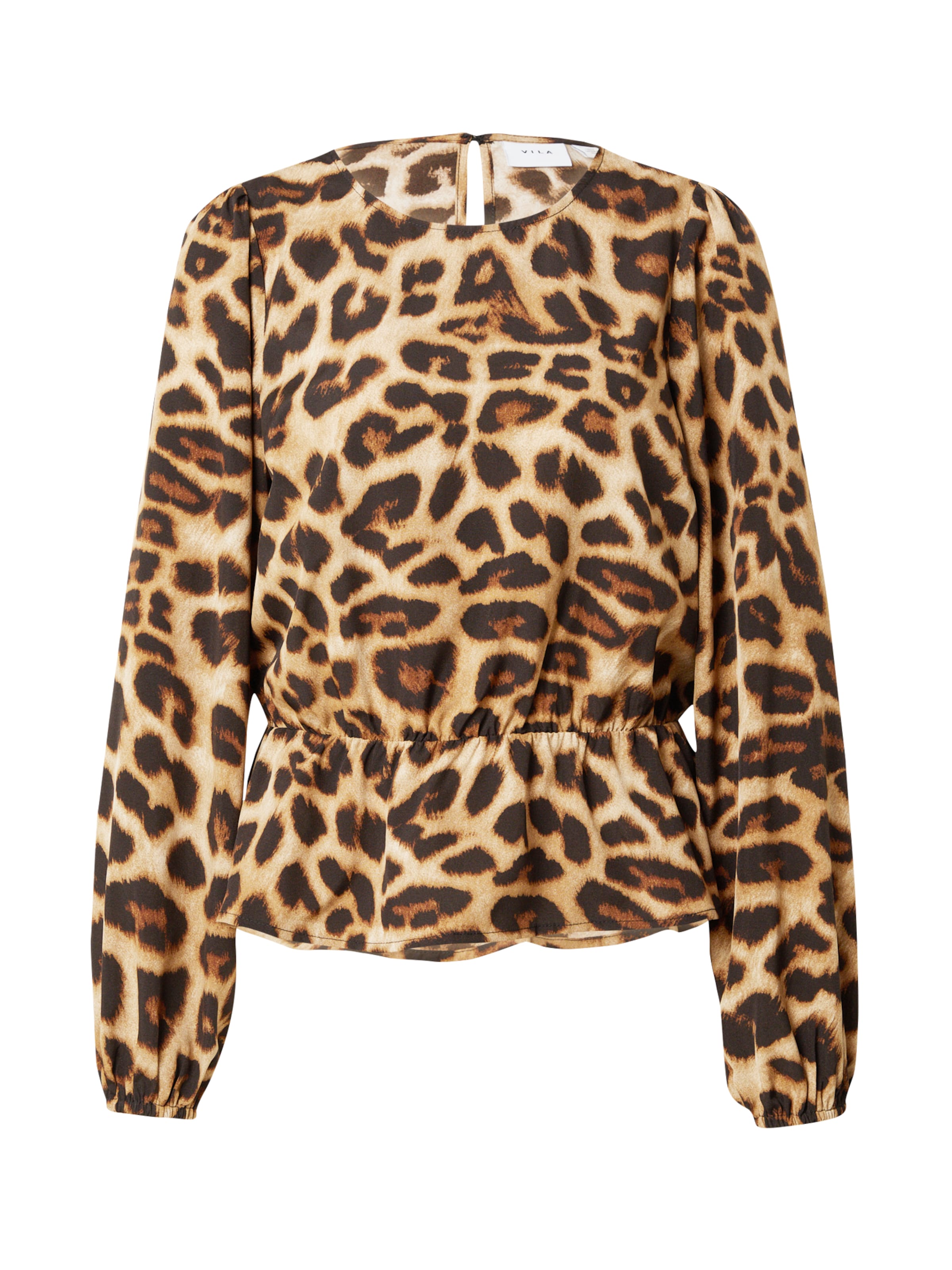 VILA Blouse 'CHARLOTTI' in Zwart: voorkant