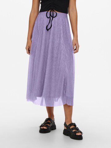 ONLY - Saia 'TINGA' em roxo: frente