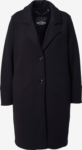 Ulla Popken Tussenmantel in Zwart: voorkant