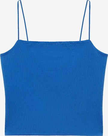 Top 'MERLOT' di MANGO in blu: frontale