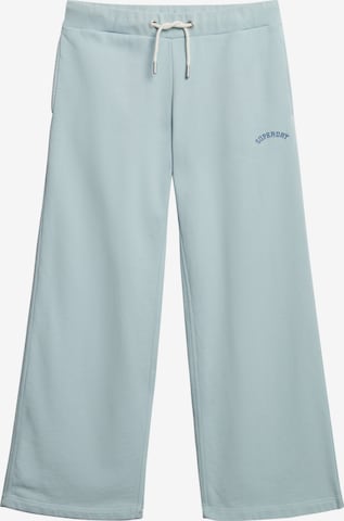 Pantalon 'Essential' Superdry en bleu : devant