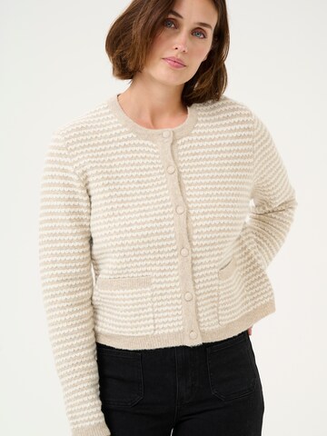 Cardigan 'KA Ellery' Kaffe en beige