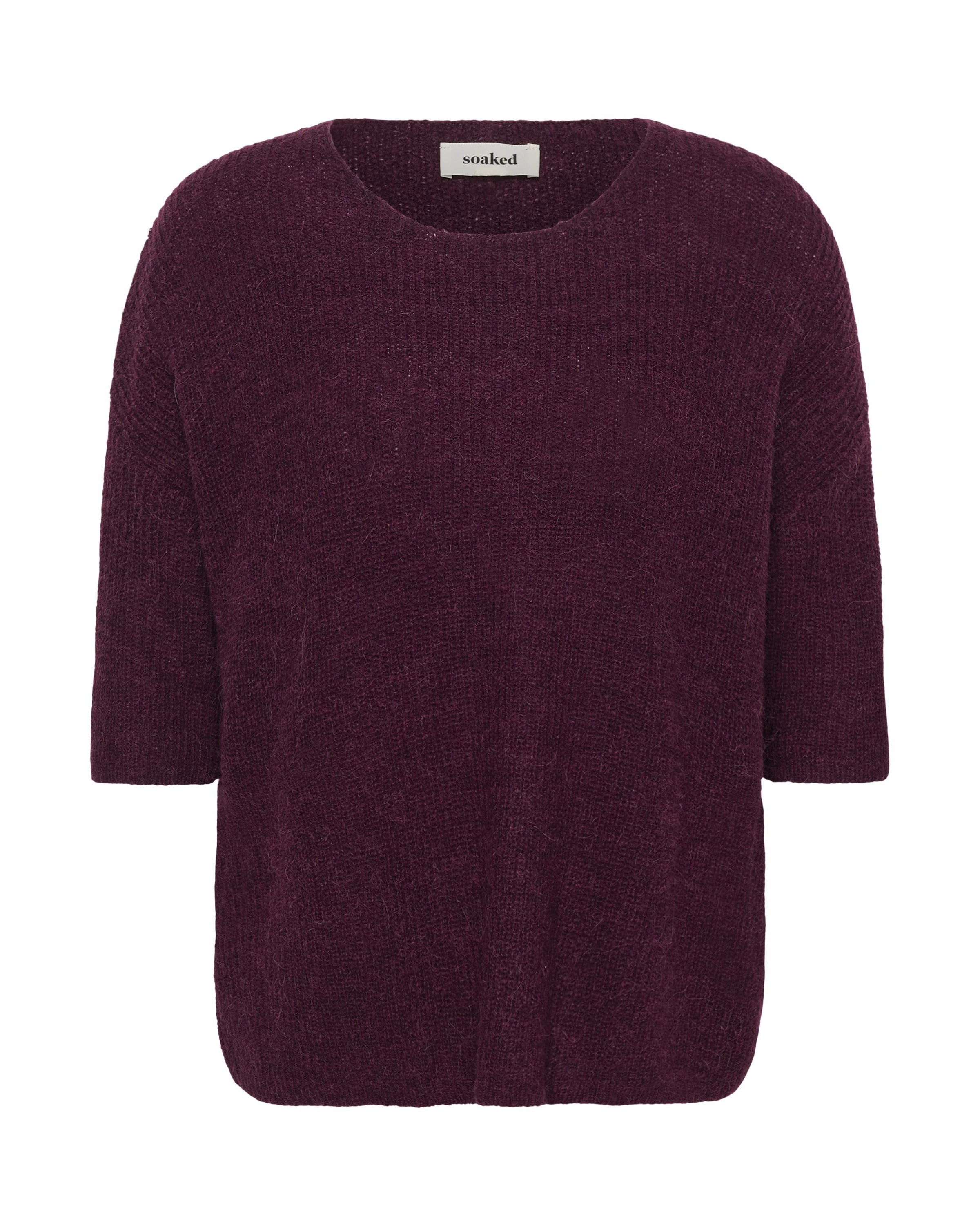 SOAKED IN LUXURY Pullover'Tuesday' in Rot: Vorderseite
