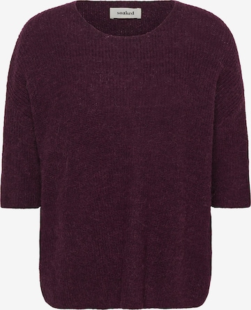 Pull-over 'Tuesday' SOAKED IN LUXURY en rouge : devant