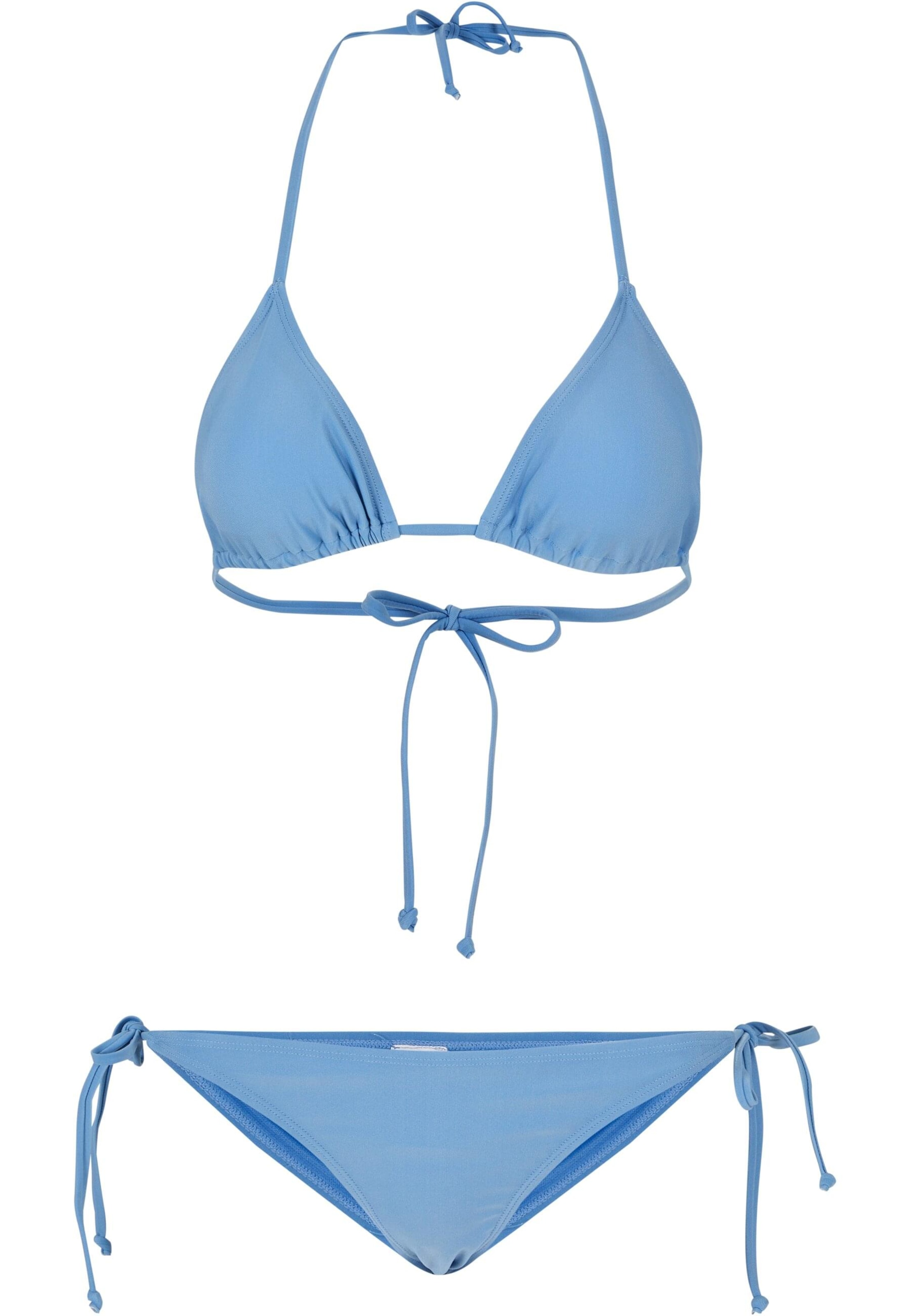 Urban Classics Kolmio Bikini värissä sininen: etupuoli