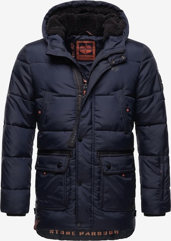 STONE HARBOUR Winter jacket 'Mironoo' in Blue