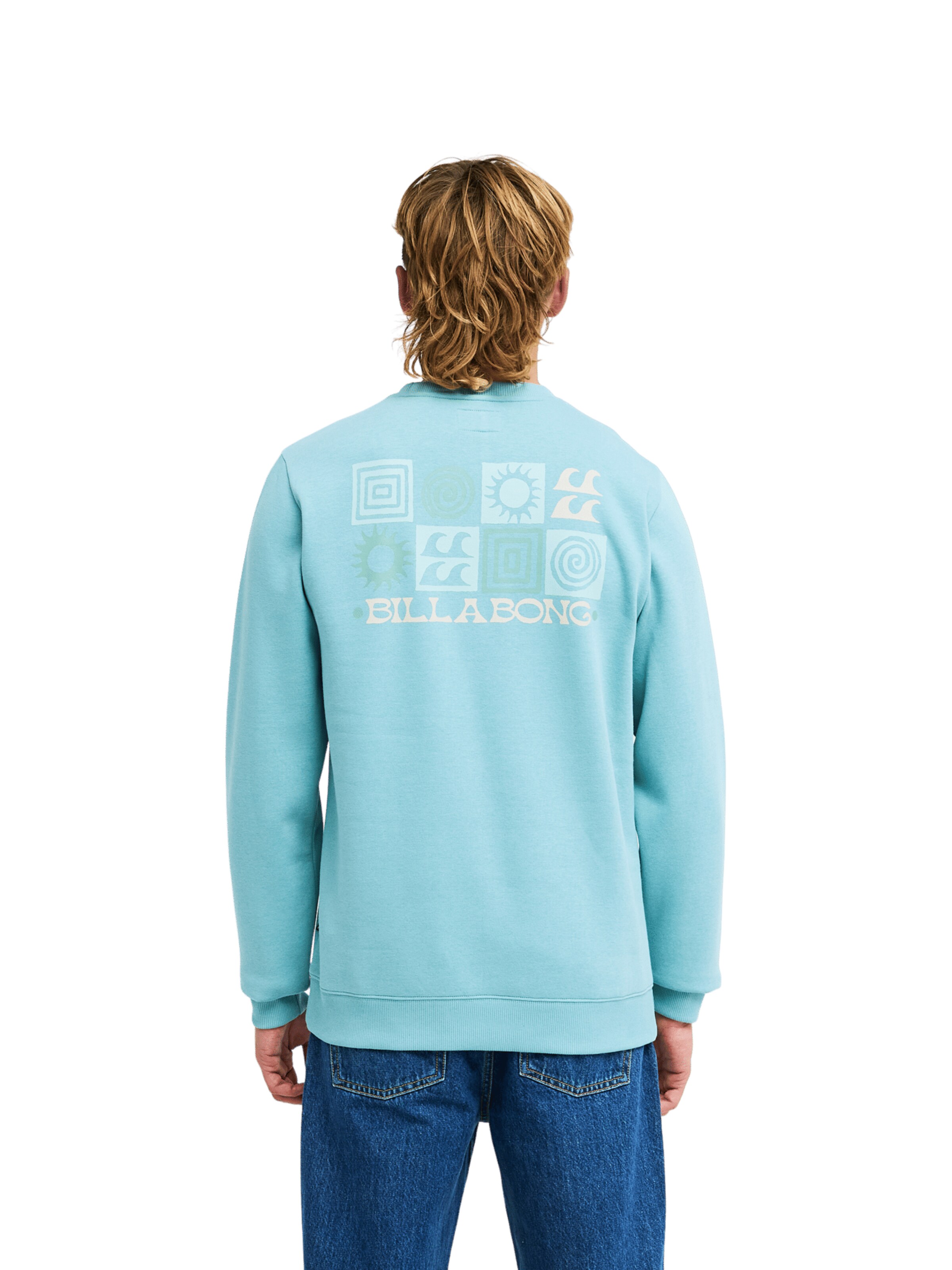 BILLABONG Sweatshirt 'Foundation' in Blue: front
