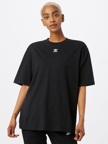 Maglietta 'Adicolor Essentials' di ADIDAS ORIGINALS in nero: frontale