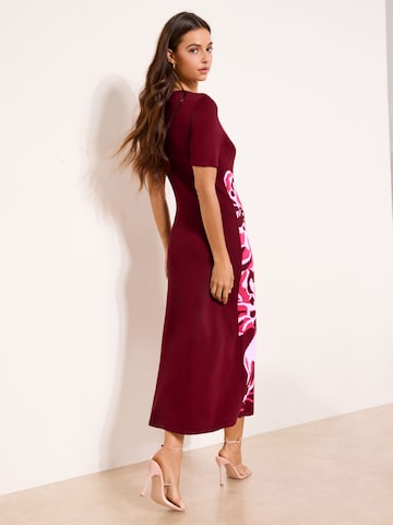 Lipsy Трикотажное платье в Красный