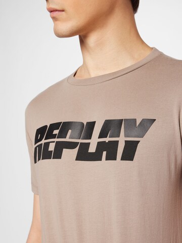 REPLAY T-Shirt in Beige