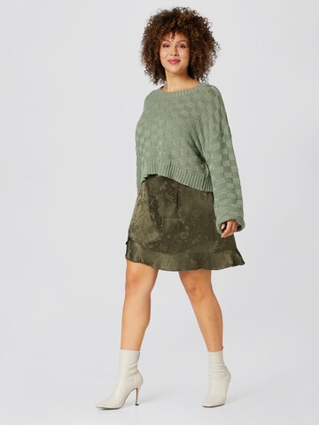 A LOT LESS - Falda 'Blanca' en verde