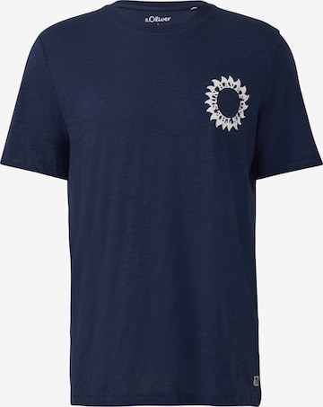 s.Oliver Shirt in Blue: front