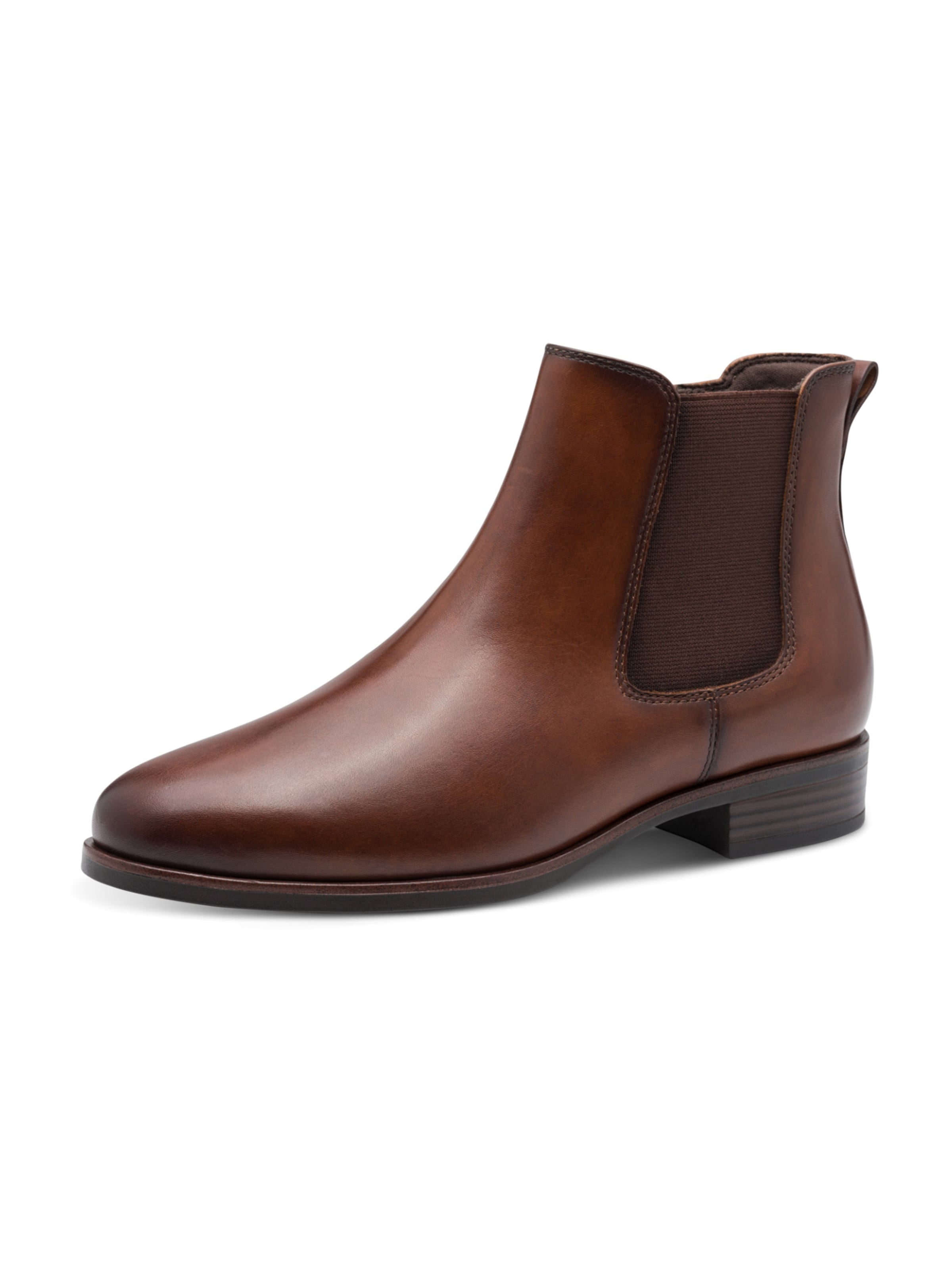 Tamaris Chelsea Boots i brun: forside