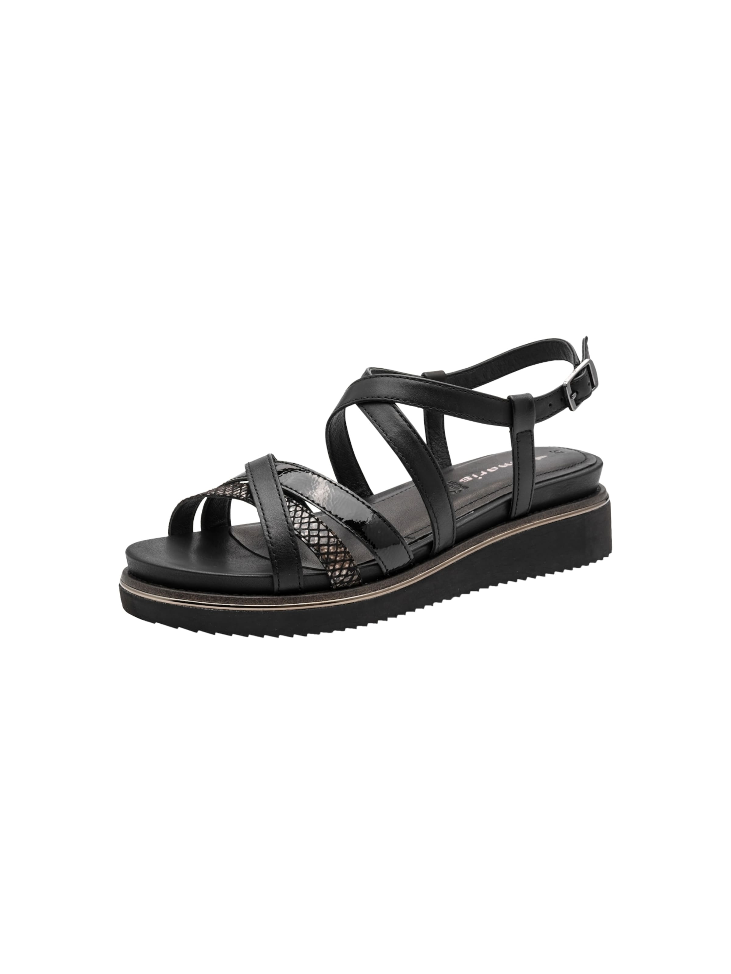 Sandalo di Tamaris in nero