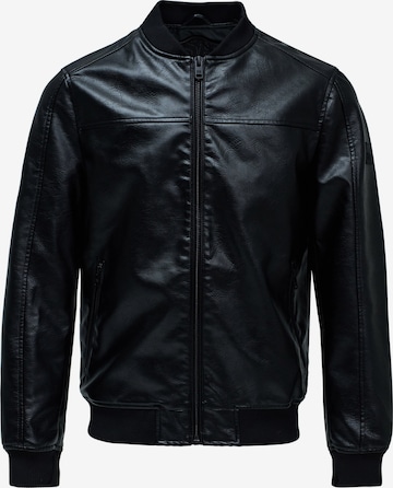 Salsa Jeans Tussenjas in Zwart: voorkant