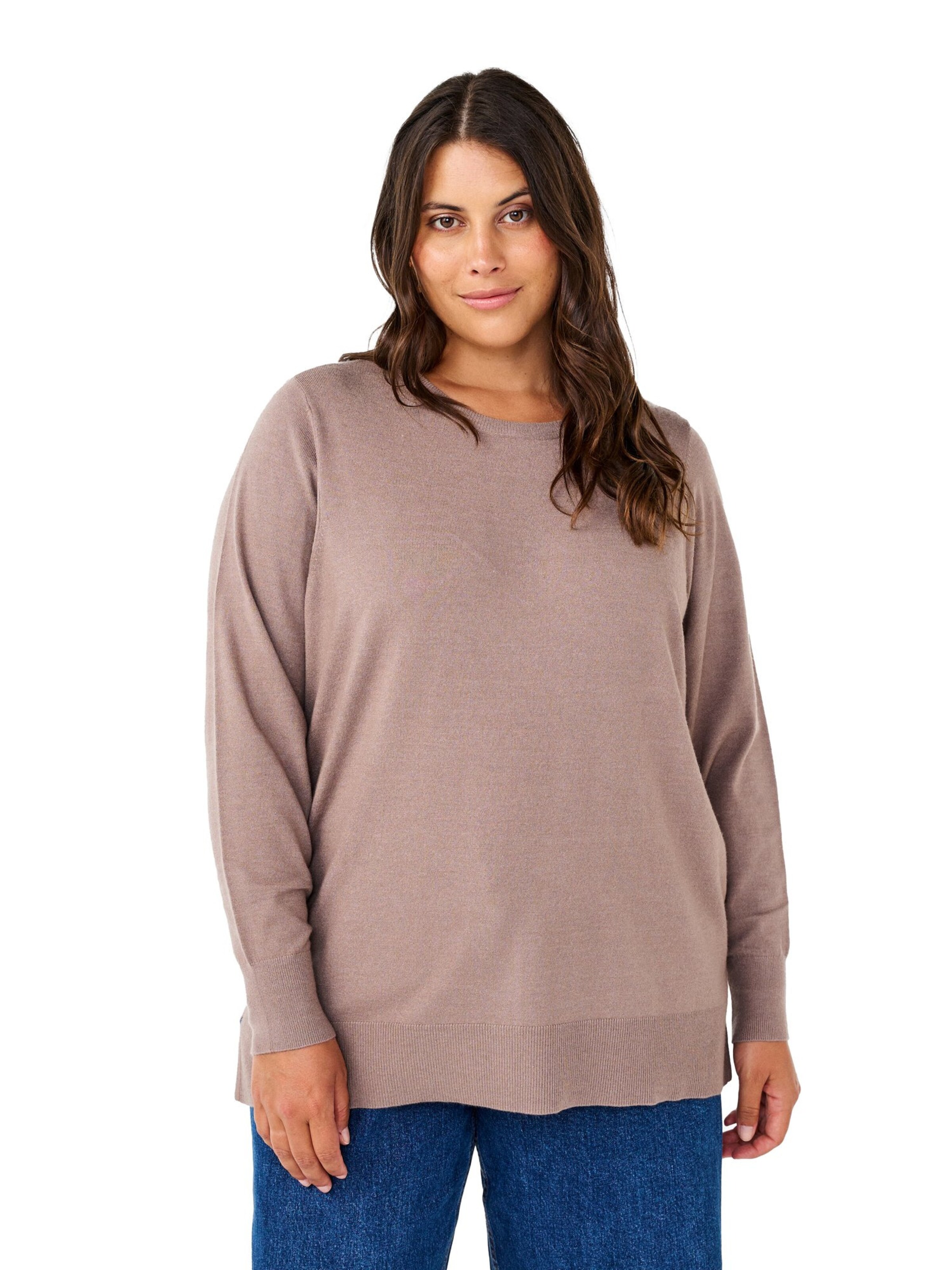 Zizzi Pullover i pink: forside