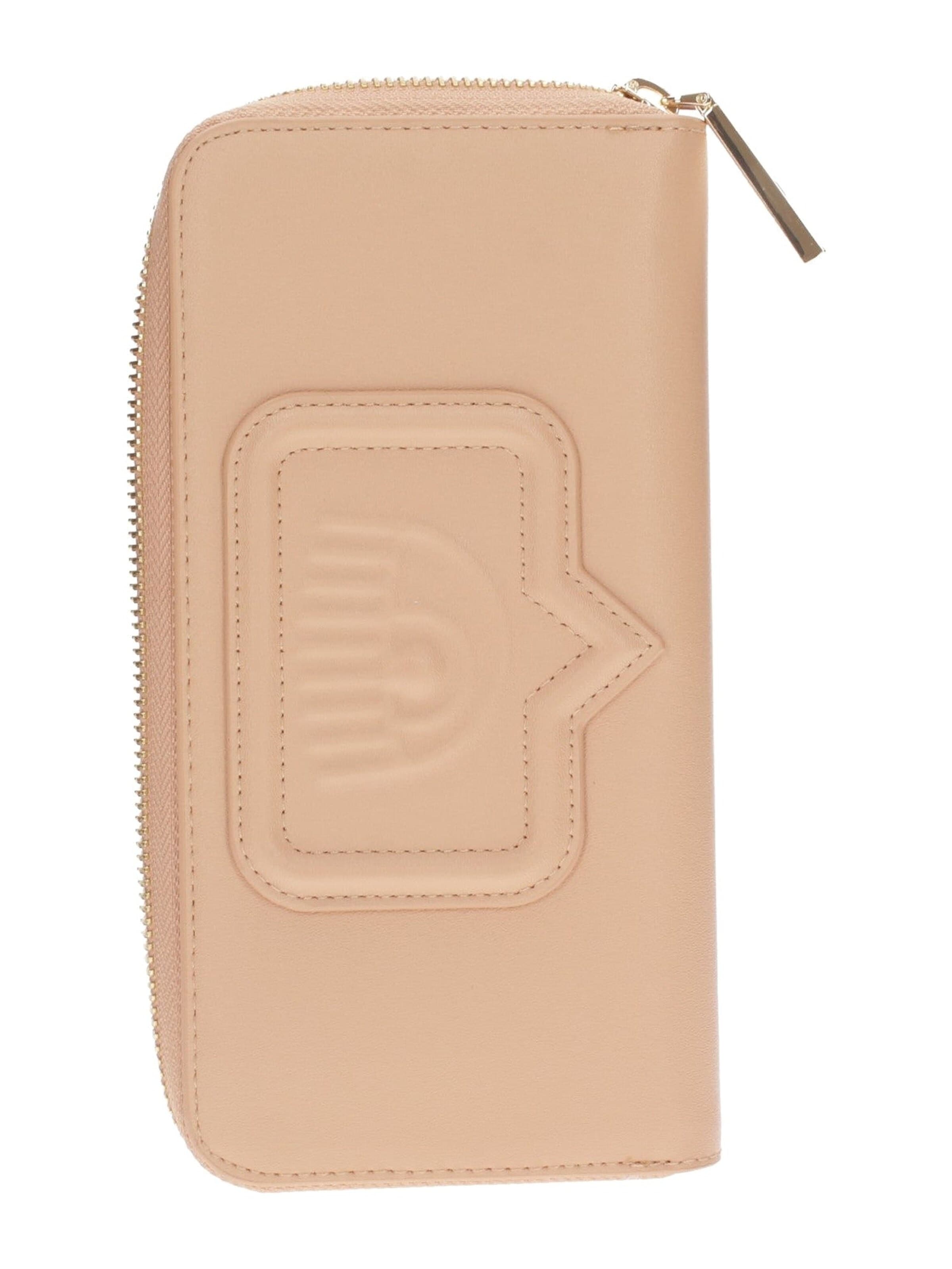 Portamonete 'Chiara ferragni Portafogli 74SB5PA1 ZS517 717' di Chiara Ferragni in beige: frontale