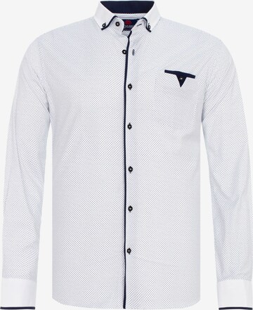CIPO & BAXX Regular fit Overhemd 'CLAYTON' in Wit: voorkant