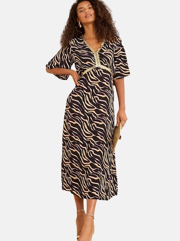 Robe love & roses en noir : devant