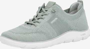 Baskets basses REMONTE en vert : devant