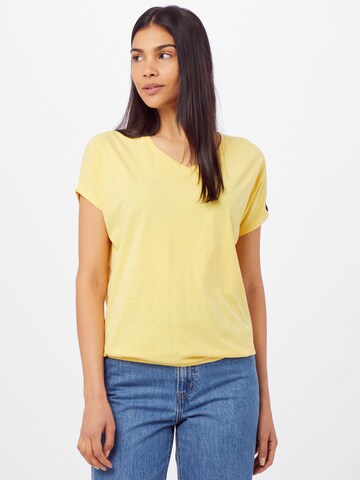 Fli Papigu T-Shirt 'The Choices we make' in Gelb: predná strana