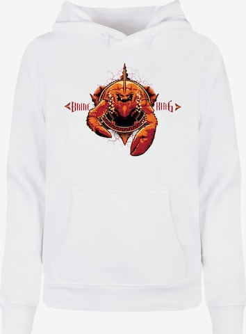 ABSOLUTE CULT Sweatshirt 'Aquaman - Brine King' in Weiß: predná strana