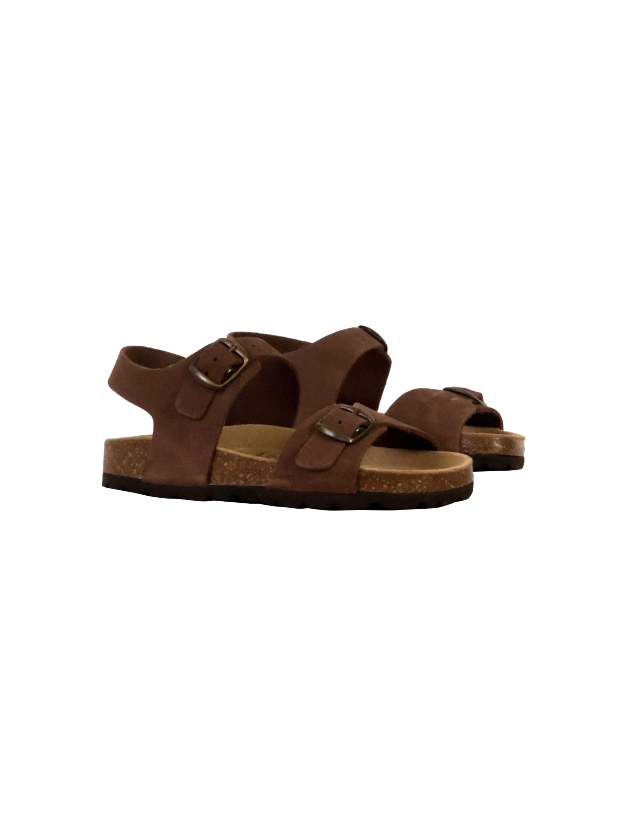 Chaussure basse 'Leder-Pantoletten für Kinder' The Divine Factory en marron
