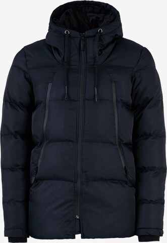 Buratti Winter Coat in Blue: front