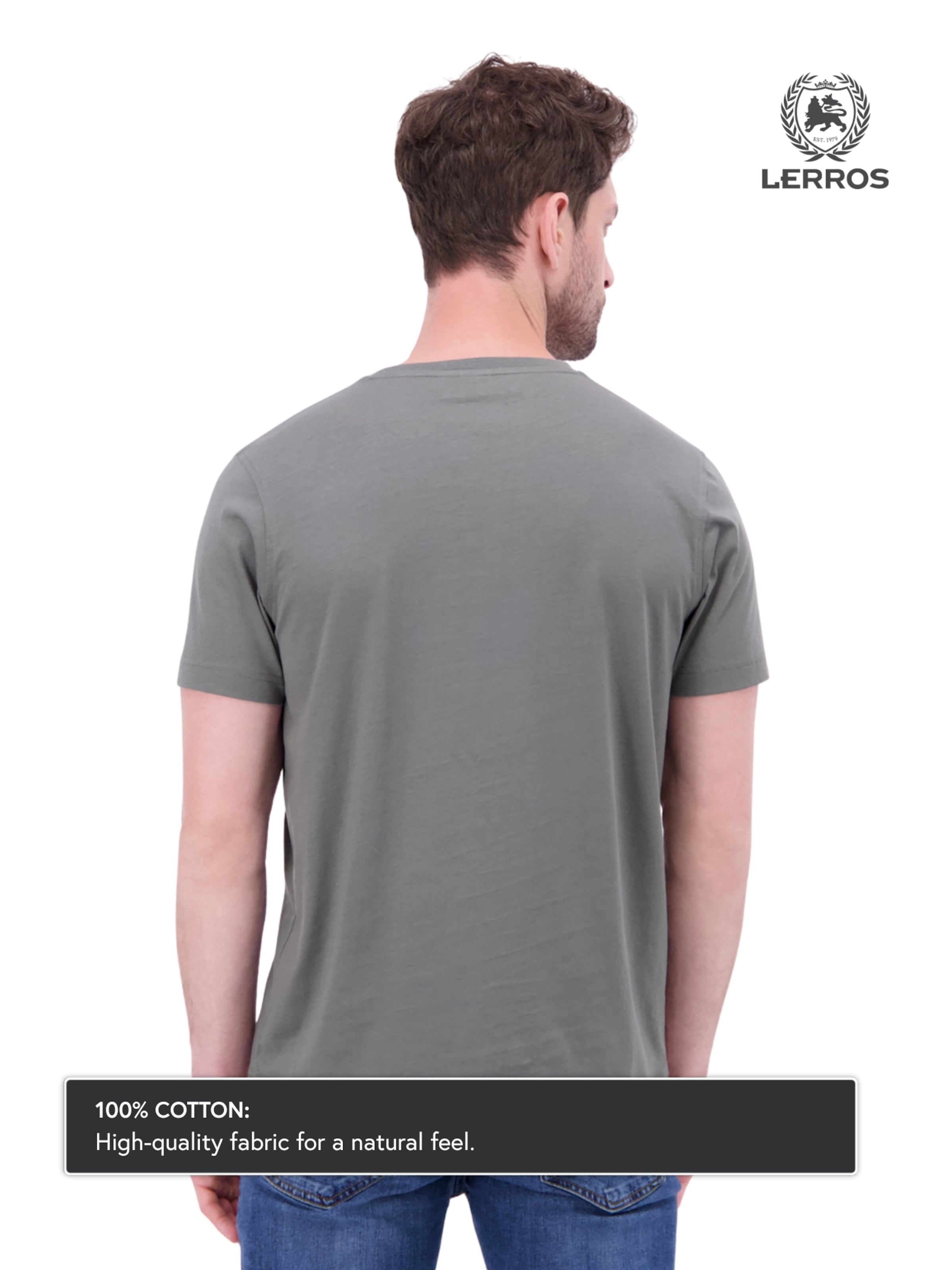 LERROS Shirt in Grey