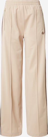 ADIDAS ORIGINALS Spodnie w kant 'Firebird' w kolorze beżowy: przód