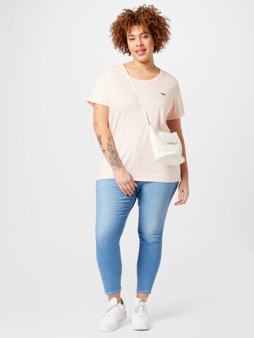 Levi's® Plus Μπλουζάκι 'The Perfect Tee' σε ροζ