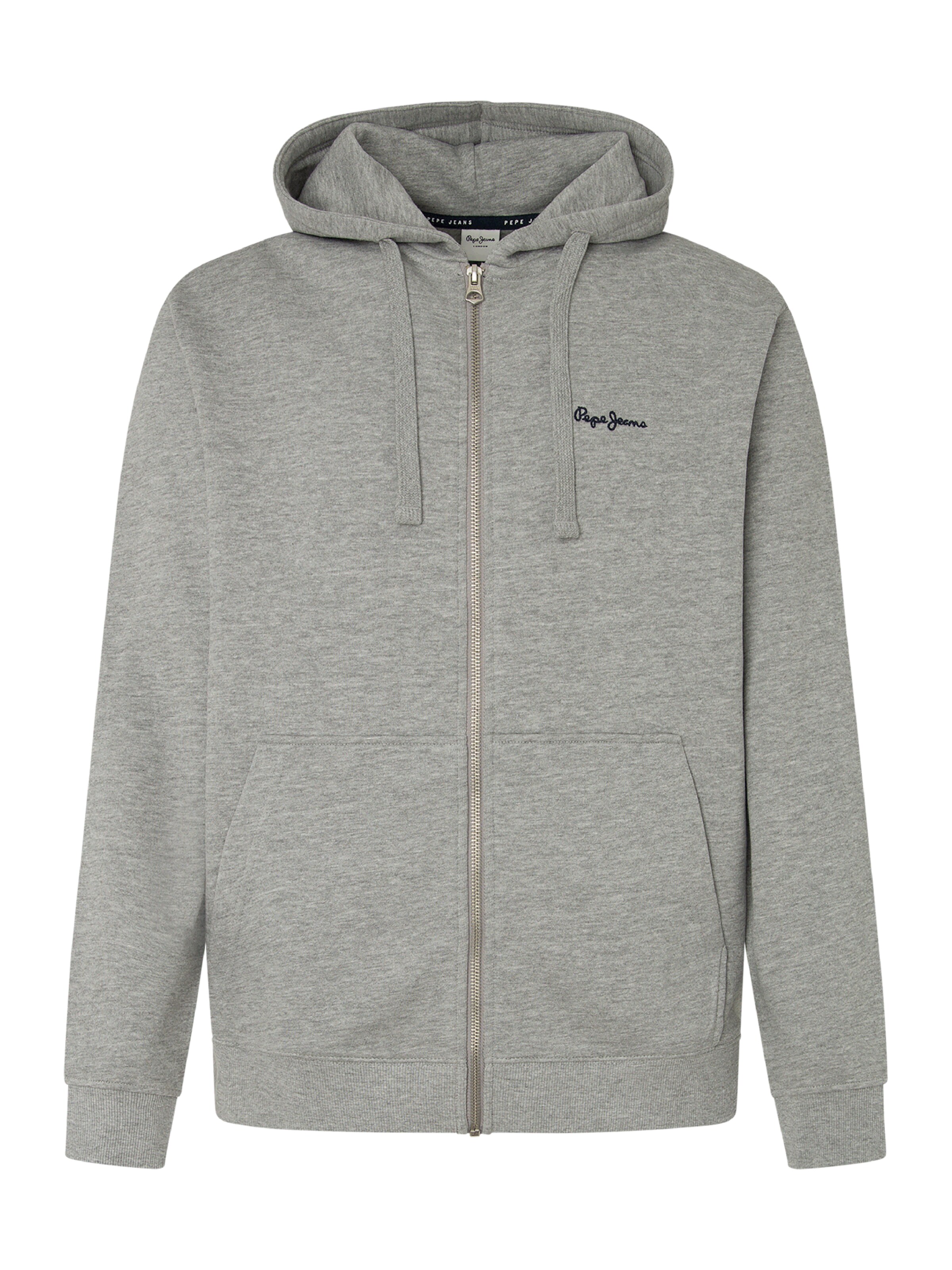 Pepe Jeans Sweatjacke 'NEW JOE' in Grau: Vorderseite