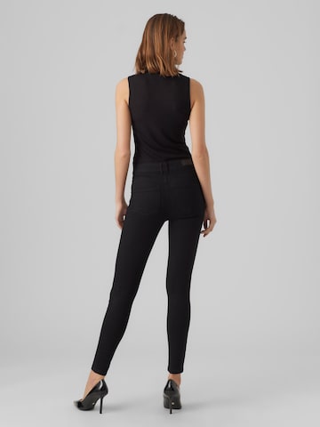 VERO MODA Skinny Τζιν 'SELA' σε μαύρο