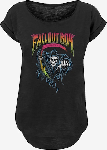 T-shirt 'Fall Out Boy Rock And Roll Reaper' F4NT4STIC en noir : devant