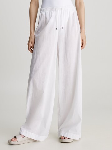 Calvin Klein Swimwear Loose fit Pants in White