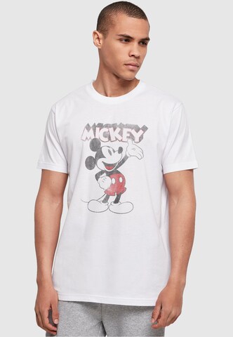 ABSOLUTE CULT Shirt 'Mickey Mouse - Presents' in White: front