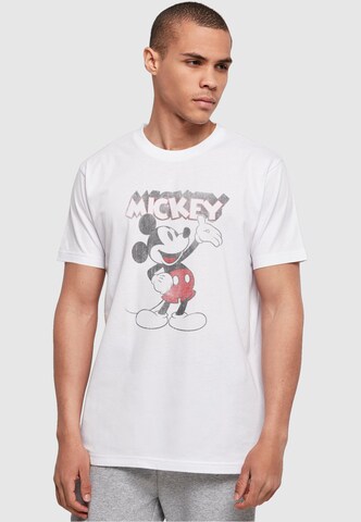 ABSOLUTE CULT T-Shirt 'Mickey Mouse - Presents' in Weiß: Vorderseite