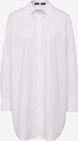 Karl Lagerfeld - Blusa em branco: frente