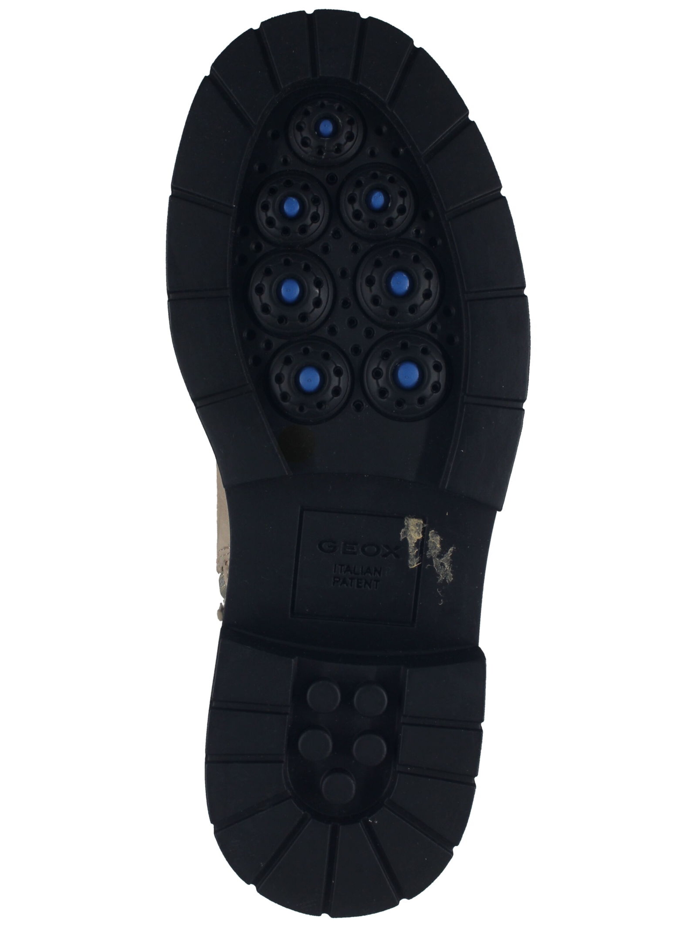 GEOX Schnürstiefelette in Beige