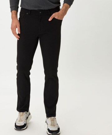 BRAX Slim fit Pants 'Chuck' in Black: front