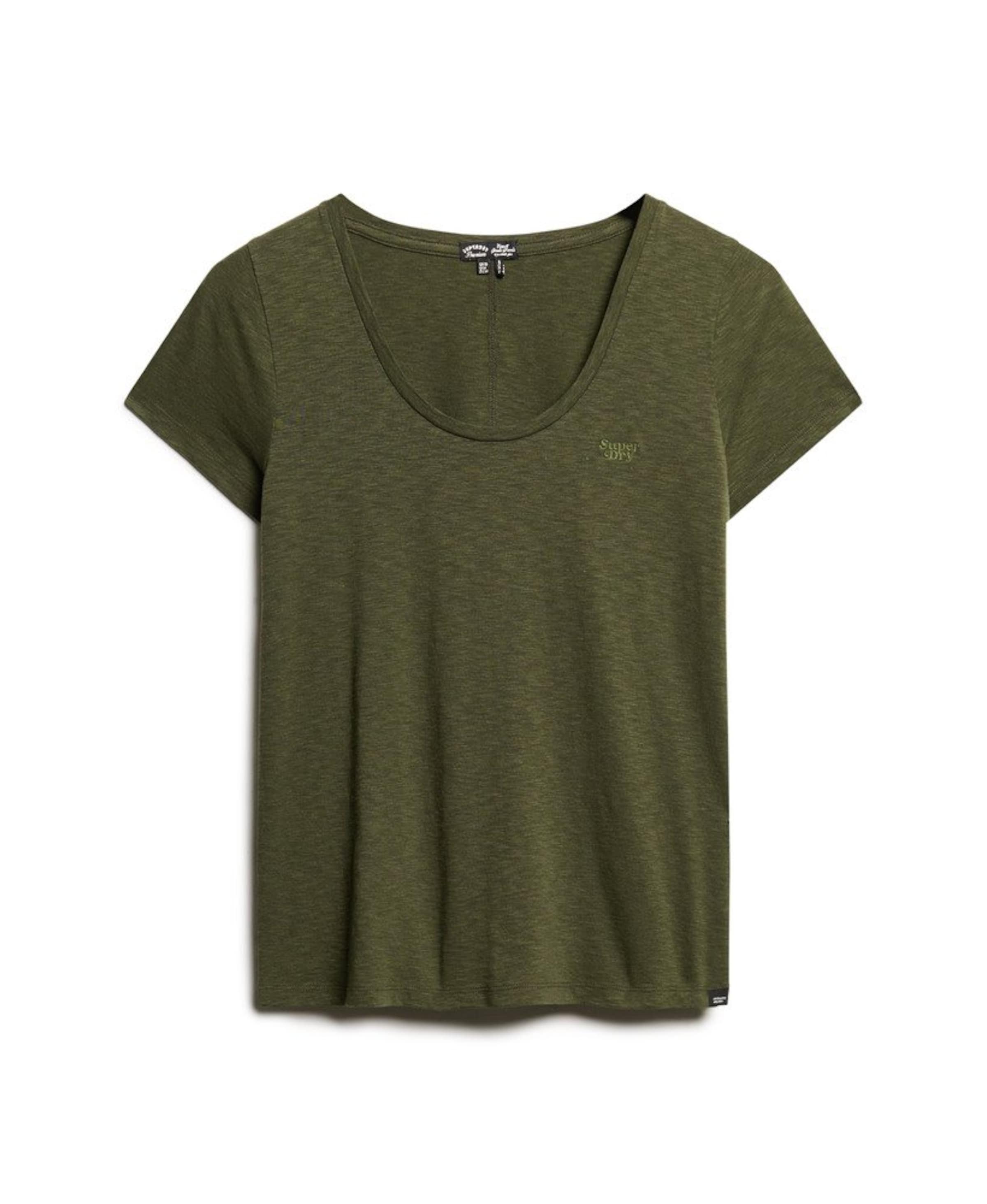 Superdry Tričko - Zelená: predná strana