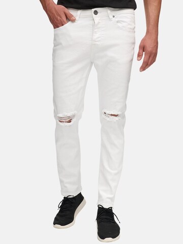 Skinny Jeans 'Z001' di Tazzio in bianco