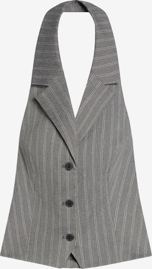 Bershka Prsluk od odijela u kameno siva / bijela, Pregled proizvoda