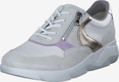WALDLÄUFER Chaussure à lacets 'K-Funky 668001' en gris / violet / argent / blanc, Vue avec produit