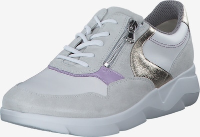 WALDLÄUFER Chaussure à lacets 'K-Funky 668001' en gris / violet / argent / blanc, Vue avec produit